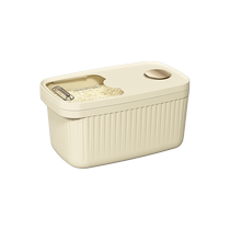 Household rice bucket insect-proof and moisture-proof sealed rice cylinder flour storage tank food-grade high-end rice noodle storage container filled with rice