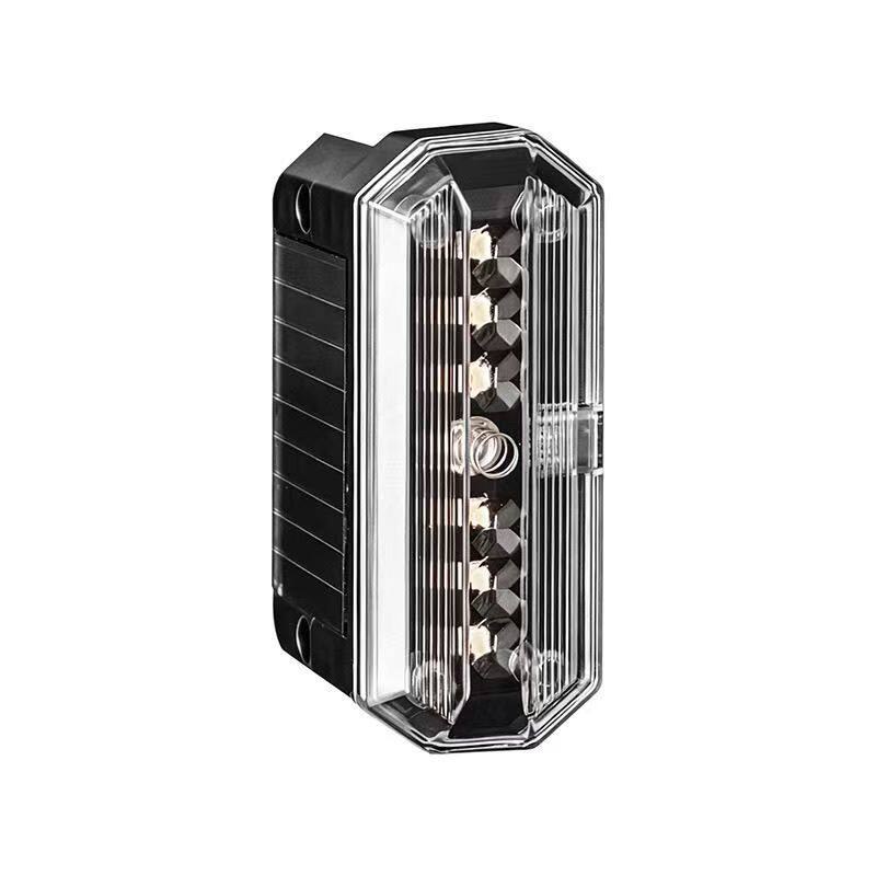 Solar LED anti-rear collision light flash