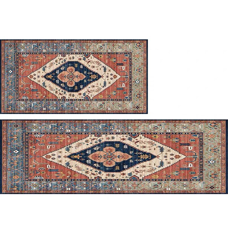 Home bathroom absorbent anti-slip door bathroom floor mat
