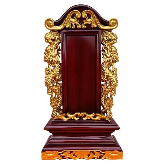 Maßgeschneiderte Ahnen-Kampfer-Massivholztafeln für den Gottesdienst in der Ahnenhalle