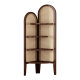 Medium-old style rattan shelf multi-layer corner storage rack