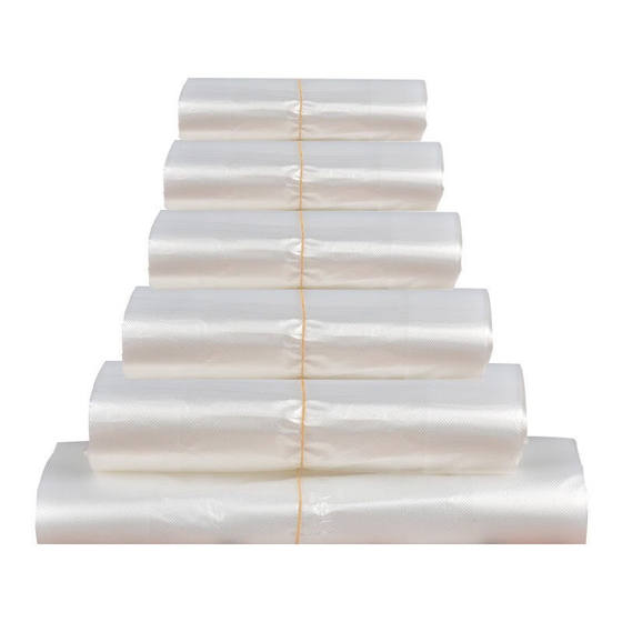 
White plastic bag transparent thickened food grade disposable handbag convenient shopping bag takeaway fruit bag supermarket