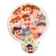 Cartoon reflector folding small fan portable and cute