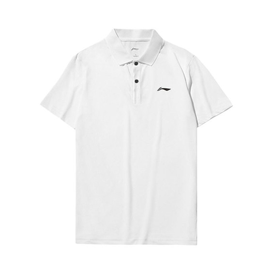 
Li Ning short-sleeved POLO shirt for men 2025 new pure cotton T-shirt summer lapel knitted V-neck sports top for men