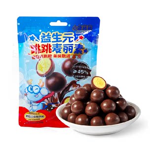 小鹿蓝蓝益生元跳跳麦丽素巧脆杯纯可可脂儿童零食品牌巧克力
