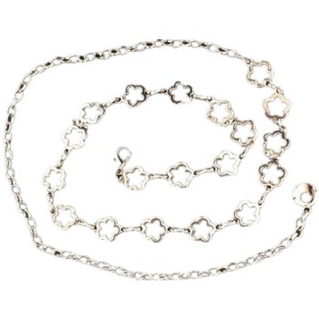 Flower women's versatile korean version with skirt, suit and waist chain