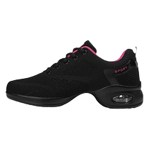 Fall in love with dance square dance shoes 2024 summer new dance shoes mid-heel mesh breathable soft-soled sailor dance dance shoes for women