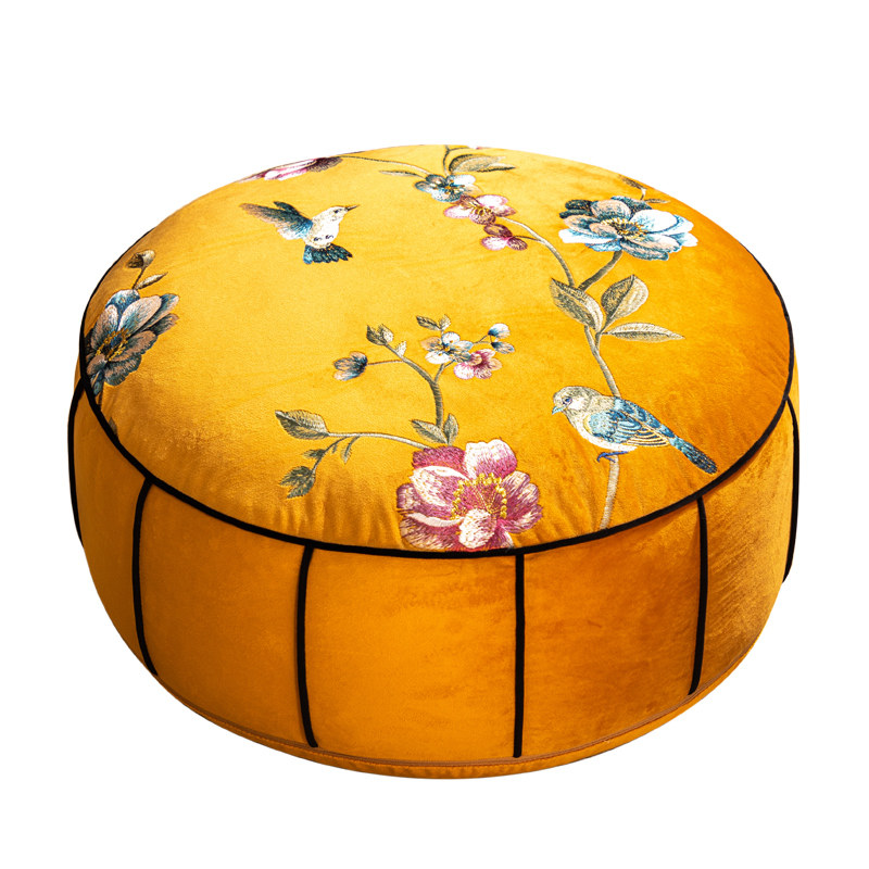 Chinese style floor mat round floor reading cloth