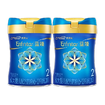 (Новый национальный стандарт) Сухая молочная смесь для детей старшего возраста Mead Johnson Blue Zhen 2 этапа (6-12 месяцев) 820 г * 2 банки