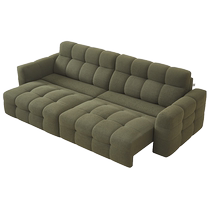 Quanyou Home 2024 New French Retro Living Room Retractable Bed Marshmallow Electric Sofa 111133