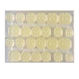 无品牌批发价强力果冻胶黄粉胶超薄美甲贴片穿戴甲防水高粘度粘贴