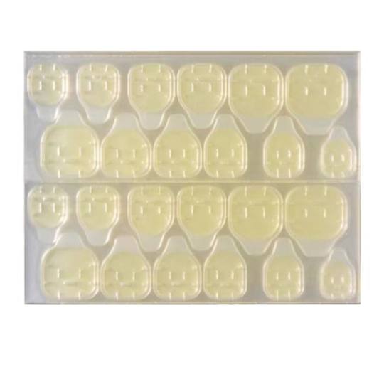 无品牌批发价强力果冻胶黄粉胶超薄美甲贴片穿戴甲防水高粘度粘贴