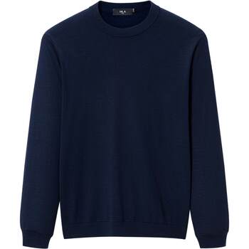 HLA/Hailan House Pioneer Knitwear Autumn and Winter Loose Bottom Machine Washable Grey Sweater Men