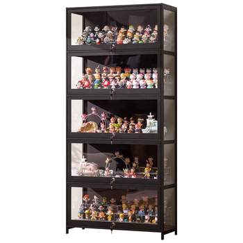 Eleven-dimensional locked figure display cabinet
