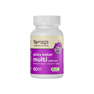 Renzo's儿童复合维生素多维咀嚼片60片强免疫 部分临期26年9月