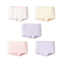 Balabala sous-vêtements pour enfants boxer en coton élastique pour filles mignon petit moyen et grand enfants PP cinq paquets