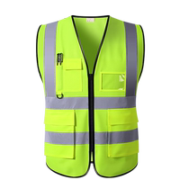 Sun Hair National Standard Reflective Safety Vest Site Construction Waistcoat Custom Mesh Breathable Sanitation Reflective Clothing Work Suit