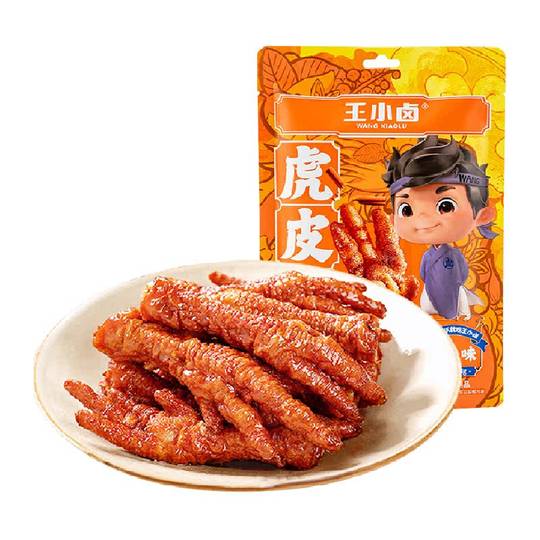 Wang Xiaolu braised tiger skin chicken feet and chicken feet