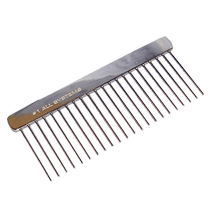 (Self-operated) Shishidan cat and dog comb imported straight comb to remove floating hair long hair comb Teddy VIP Bichon Beauty