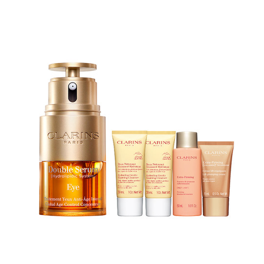 [新年礼物]娇韵诗双萃眼精华眼霜焕亮紧致提拉改善暗沉熬夜眼