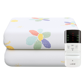 Timed electric blanket rainbow one-click mite removal