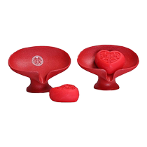 Creative wedding soap box wedding soap holder pair of dowry soap box red vertical ceramic draining quick-drying soap dish