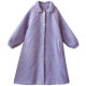 Purple woolen coat women's winter loose woolen coat