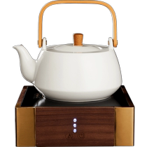 Rongshantangs new hand-pulled ceramic kettle teapot teapot electric ceramic stove tea stove household tea-making set