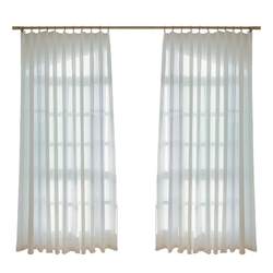 Mirror screen curtains The curtain of light transmittance of the people living room balcony Japanese sunscreen heat insulation bay window white screen window screen