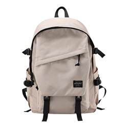 Backpack men's simple and versatile large-capacity computer travel backpack female junior high school student high school student schoolbag male