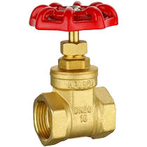 Thickened brass gate valve threaded tap water switch threaded water pipe valve DN152025 4 minutes 6 minutes 1 inch