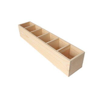 Solid wood stationery compartment Chinese style storage box marker pencil pencil finishing wooden box multifunctional living room office supplies