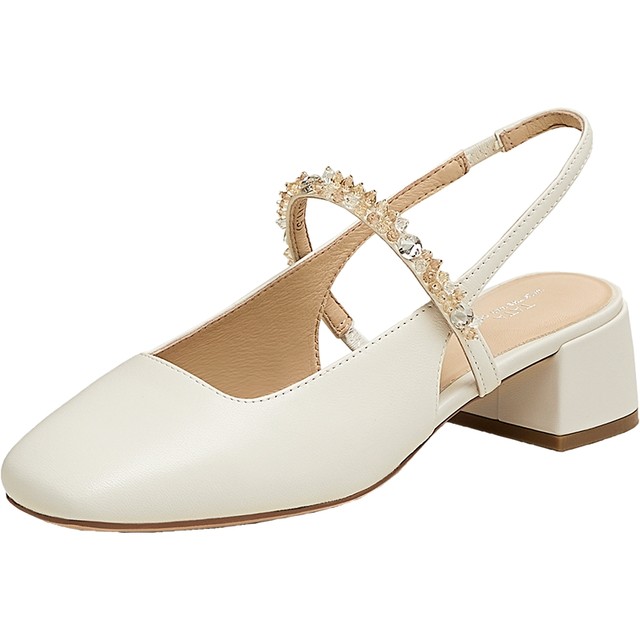 TATA He and She Starlight Sandals Women's Thick Heels Mary Zhen Sandals Women's High Heels 2025 Summer New 7ACE1BH5