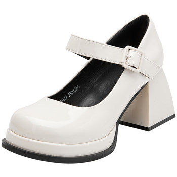 Dadong retro mary jane shoes small leather shoes high heels single shoes