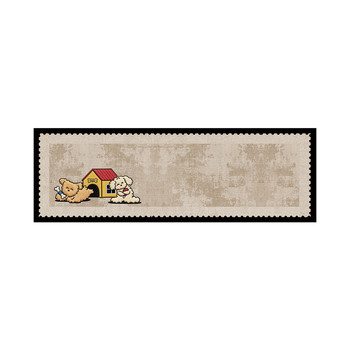 2026 new cartoon style kitchen water and oil absorbing floor mats