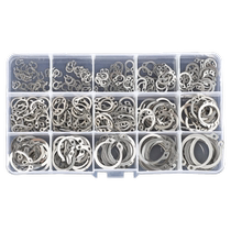 304 stainless steel shaft circlip shaft retaining ring shaft stop circlip gasket shaft card external card M4M5-25 set