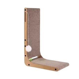 L-shaped cat scratching board, vertical wear-resistant and chip-free integrated one