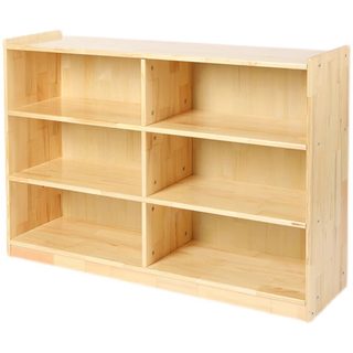 Kindergarten solid wood toy cabinet children's storage shelf log school bag cabinet shoe cabinet bookcase area corner cabinet combination