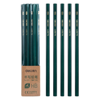 Deli non-breakable lead pencil hexagonal barrel
