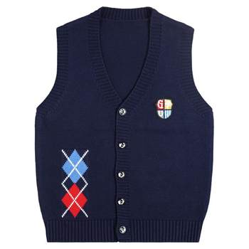 Boys's cotton vest v-neck cardigan spring and autumn Boys's cotton vest v-neck cardigan spring and autumn