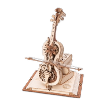 If Guest Mystery Cello Diy Music Box Octasonic Box 3d Jigsaw Puzzle Building Toy Swing for GirlsDay Gift