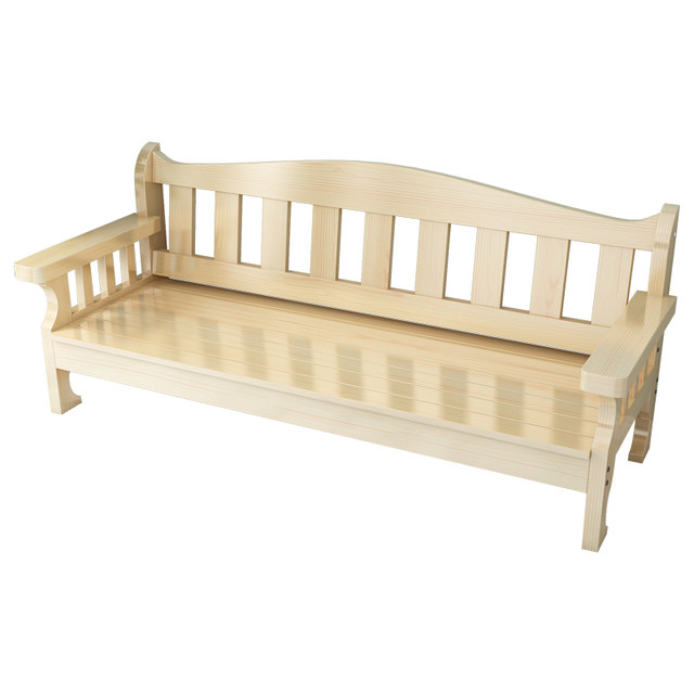 Household solid wood small sofa small apartment new Chinese style winter and summer dual-purpose living room sofa chair modern simple wood sofa