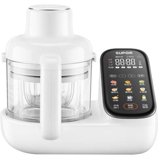 苏泊尔辅食配餐机全钢刀婴儿宝宝料理机蒸煮一体多功能打米糊工具