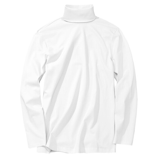 MrBu布先生长绒棉长袖t恤男款双翻领高领打底衫秋冬内搭KT15760