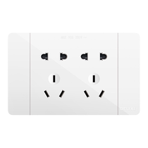 Dresi 118 type switch socket ten-hole socket panel 23-plug five-hole power socket wall switch