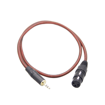 Audio cable 3 5mm to XLR male and female mixer mobile phone computer sound card microphone cable small three-core xlr cable