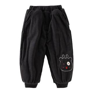 童泰冬季儿童棉裤男童女童加厚一条过冬男女宝宝冬天外穿夹棉裤子