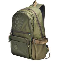 Student schoolbag Boys canvas backpack outdoor leisure Oxford cloth travel bag new large -capacity pairs bag male summer