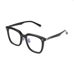 Jane Danklo's trendy and versatile retro plate large frame glasses frame for men and women square frame with myopia business titanium frame ultra-light