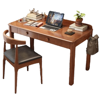 Nanyun solid wood desk home 70 80 90cm study table junior high school student bedroom desk simple computer desk